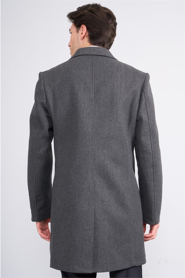 Kagı K26 2509 Füme Erkek Kapusonlu Kase Kaban