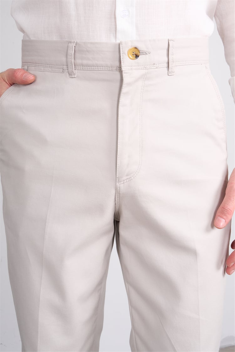 Kagi Y26 Cordoba Keten Pantolon Bej