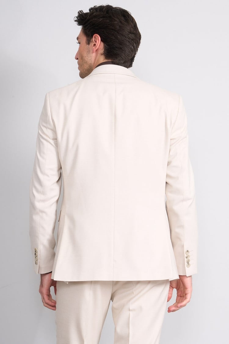 Kagi Y26 Monza Slim Fit Yelekli Takım Elbise Bej