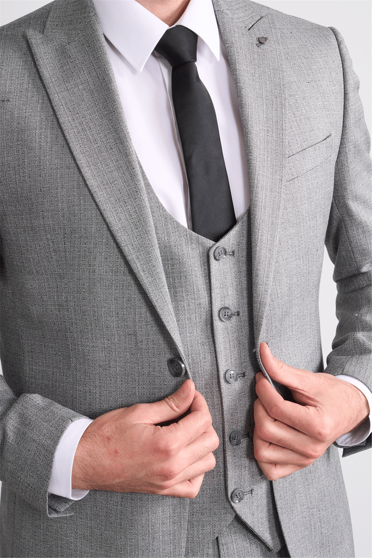 Kagi Y26 Ramırez Slim Fit Yelekli Takım Elbise Siyah