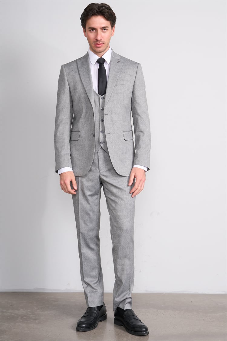 Kagi Y26 Ramırez Slim Fit Yelekli Takım Elbise Siyah