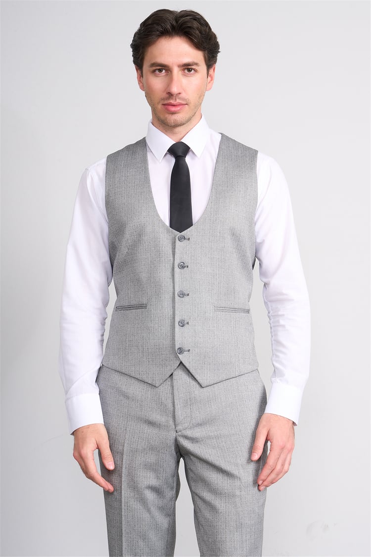 Kagi Y26 Ramırez Slim Fit Yelekli Takım Elbise Siyah