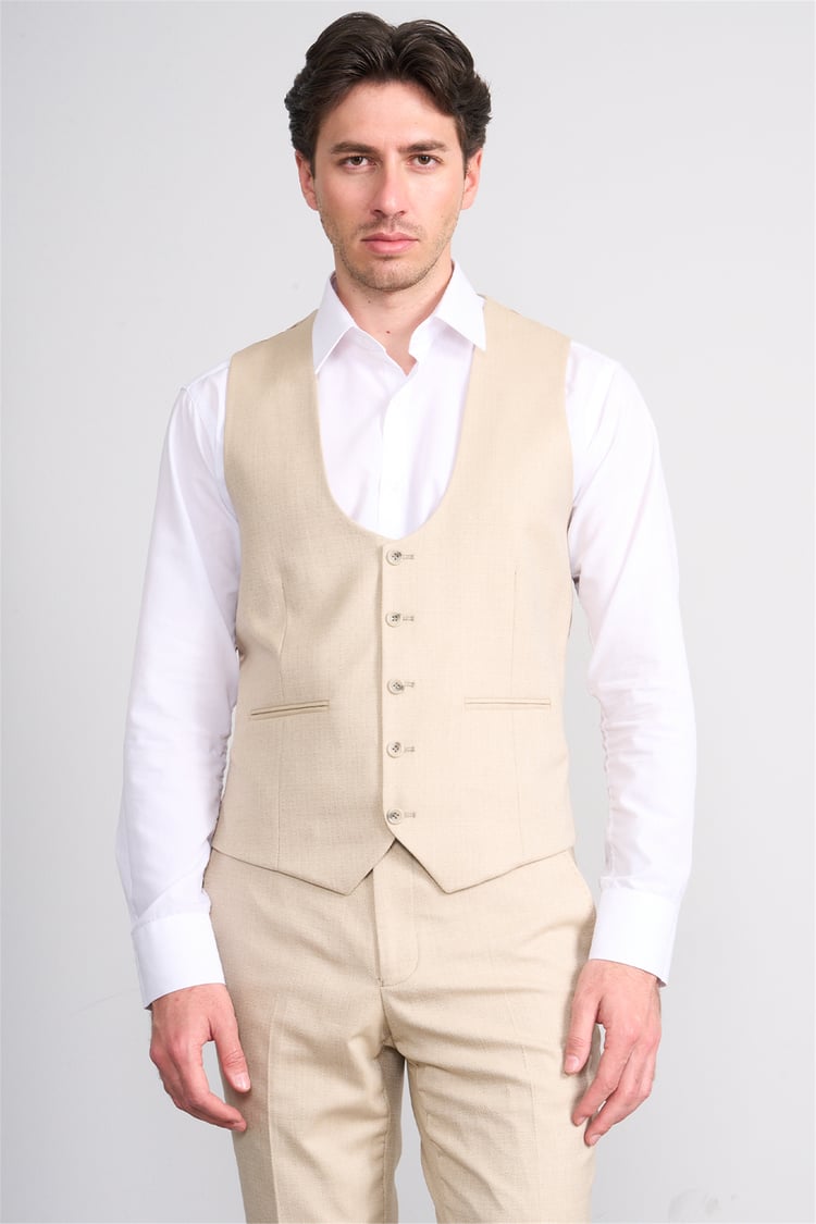 Kagi Y26 Ramırez Slim Fit Yelekli Takım Elbise Vizon