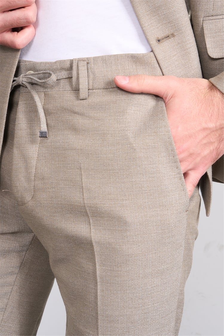 Kagi Y26 Sırıus Kruvaze Slim Fit Takım Elbise Vizon