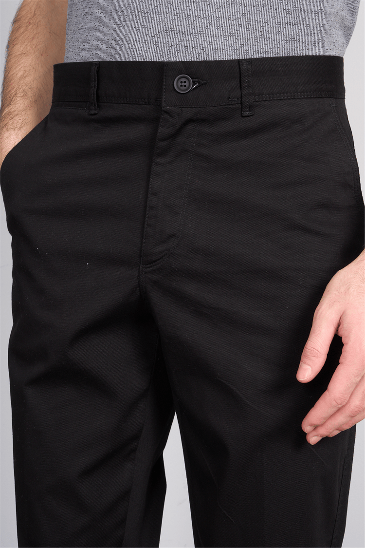 Kagi Y26 Toledo Keten Pantolon Siyah