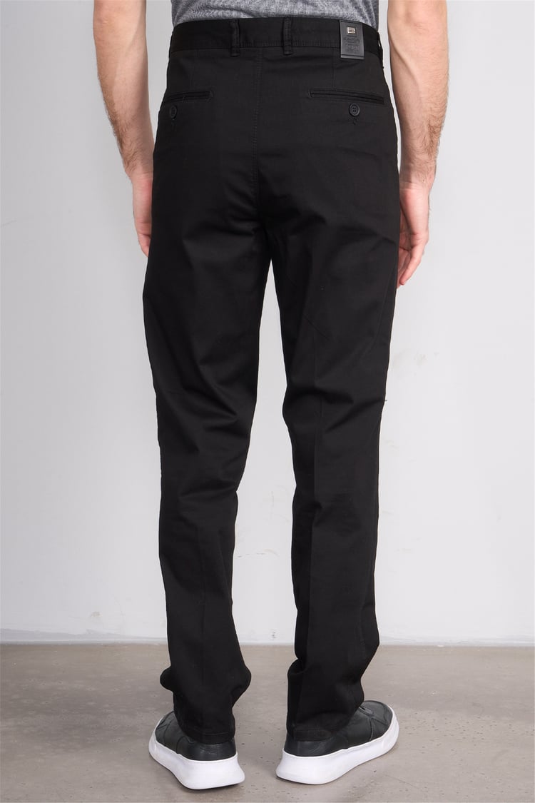 Kagi Y26 Toledo Keten Pantolon Siyah