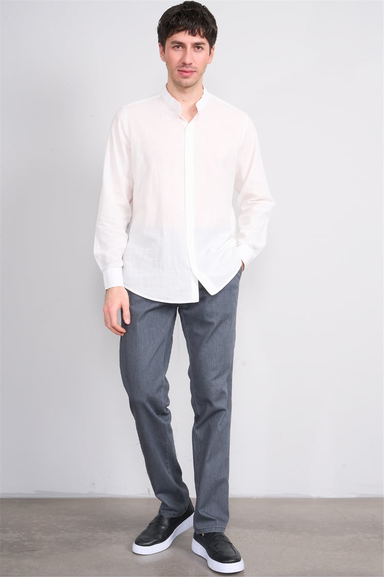 Kagi Y26 Vantage Tencel Pantolon Füme