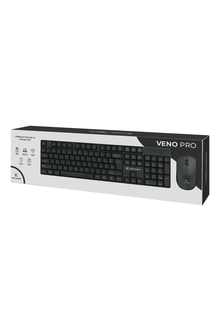 KATJMER KMSVN-002 Veno Pro Klavye Mouse Seti