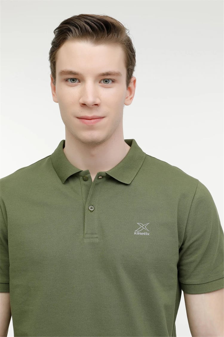 Kınetıx A10150995808010 4M M-Sn328 T-Shirt 4Fx Haki Erkek Polo T-Shirt