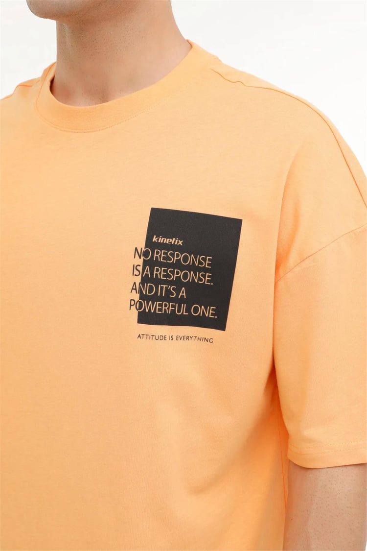 Kınetıx A10157242008010 4M Ml Tonro 11Es-Slg-103 4Fx K Kayısı Erkek T-Shirt