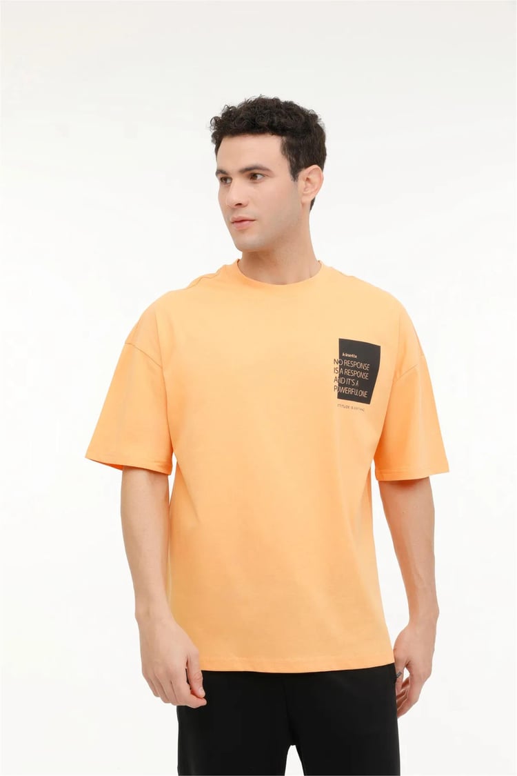 Kınetıx A10157242008010 4M Ml Tonro 11Es-Slg-103 4Fx K Kayısı Erkek T-Shirt