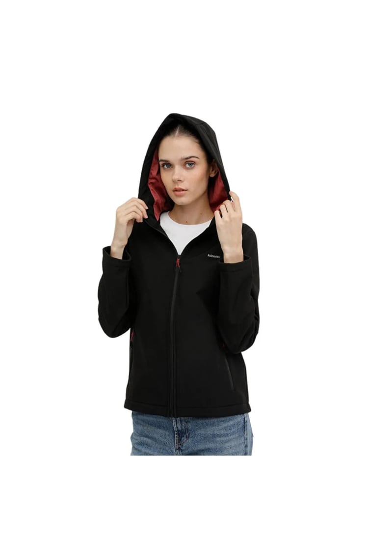 Kınetıx A10178520108010 4W Wb Basıc 5Gf748 4Pr Sıyah Kadın Softshell Mont