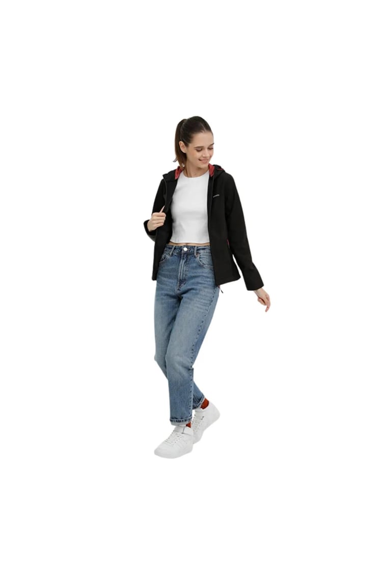 Kınetıx A10178520108010 4W Wb Basıc 5Gf748 4Pr Sıyah Kadın Softshell Mont