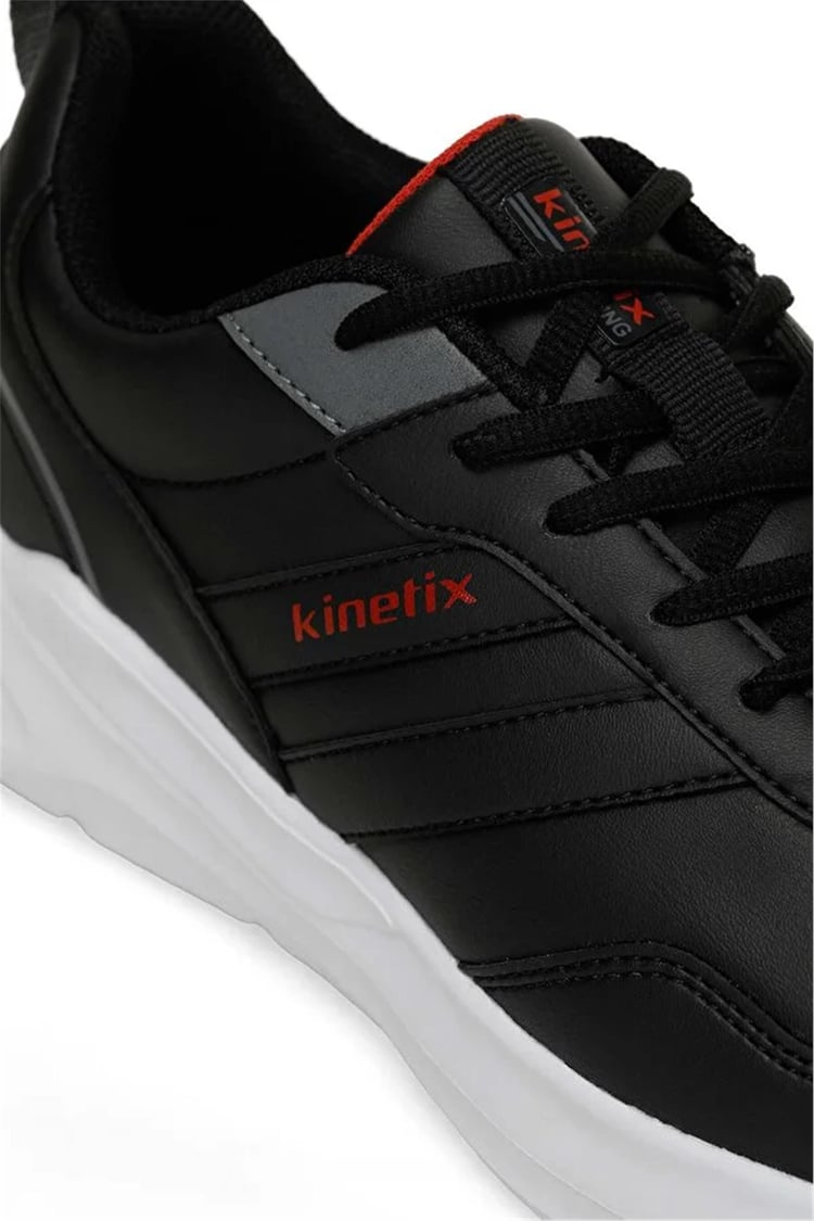 Kinetix A10181352412010 Steam Pu 4Pr Siyah Erkek Pvc Faylon Koşu Ayakkabısı