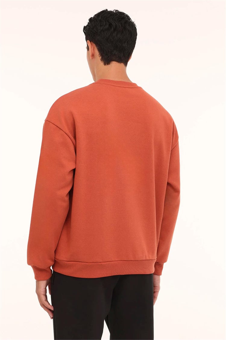Kınetıx A10187659608010 4W Ml Fıre 16Otd103 4Pr Kıremıt Erkek Sweatshırt