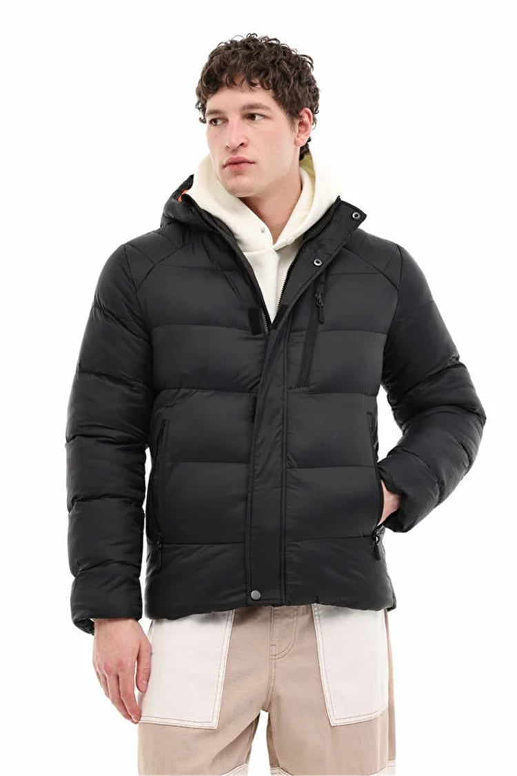 Kınetıx A10202781308010 5W Ml Faıth 2Ksy-Hy24706 Sıyah Erkek Kısa Kaban