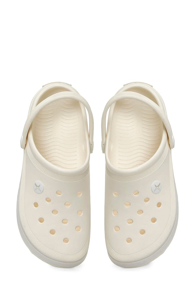 Kınetıx A10224992612010 6M Wılmas W 6Fx Kırık Beyaz Kadın Crocs Terlık