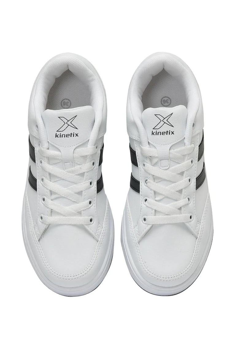 Kinetix Kort Pu 3Pr Beyaz Grı Erkek Sneaker Ayakkabı
