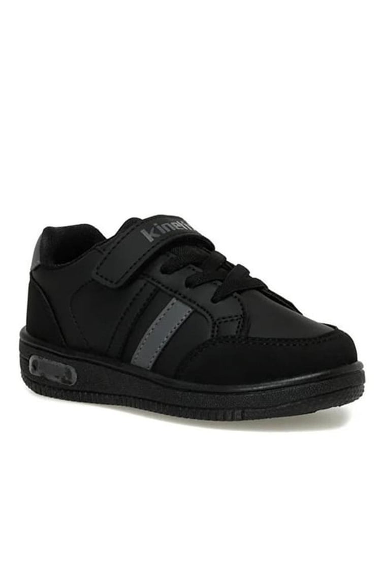 Kinetix Malıbu Pu Boy 3Pr Siyah K Gri Patik Erkek Çocuk Sneaker Ayakkabı