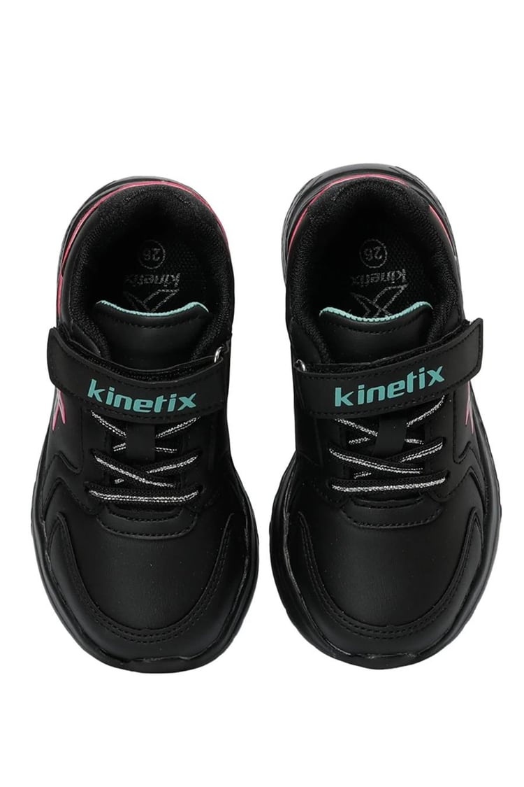 Kinetix Marned J 3Pr Siyah Neon Fusya Ye Patik Kız Çocuk Yürüyüş Ayakkabı