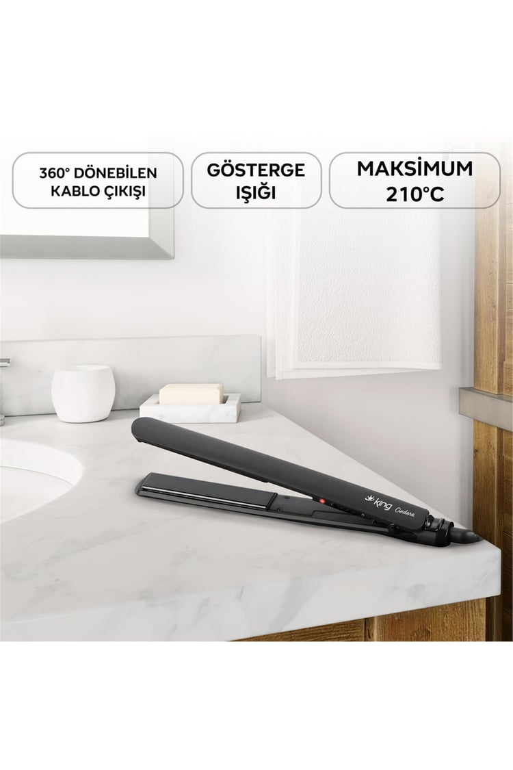 King KSS1203 Cindora Saç Düzleştirici