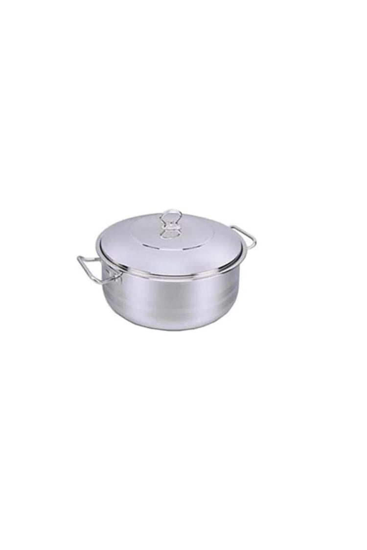 KORKMAZ Kor A1941 Mega Kısa Çelik Tencere 28x11 Cm 6,5 Litre Fma03359