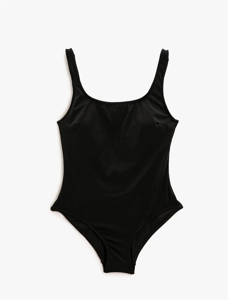 Koton 3Sak20002Bm Siyah 999 Kadın Elastan Swimwear Mayo