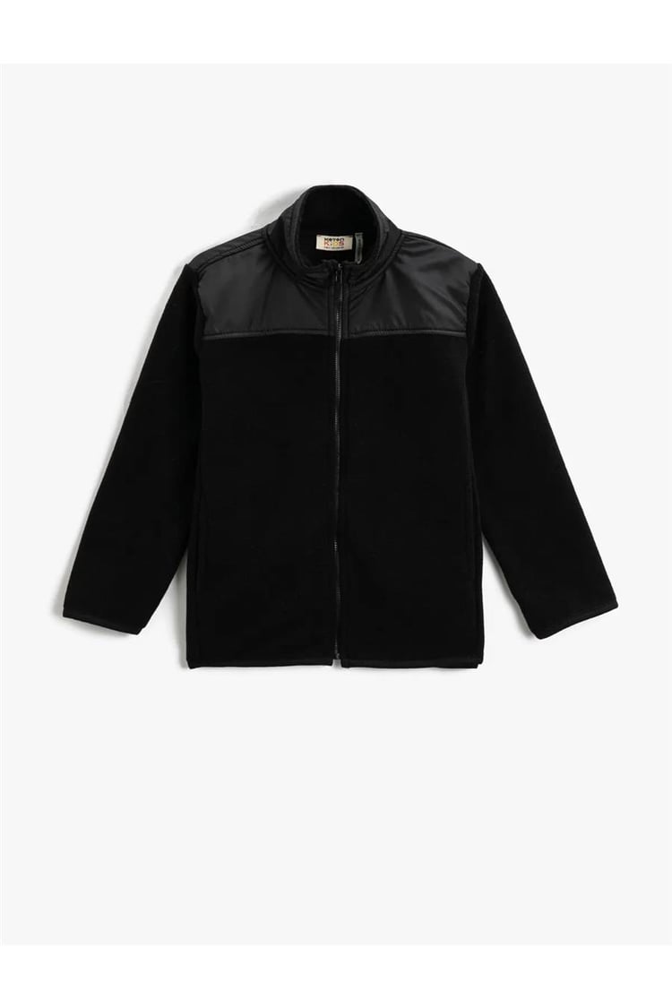 Koton 3Wkb10299Tk Siyah 999 Erkek Çocuk Polyester Jersey Sweatshirt