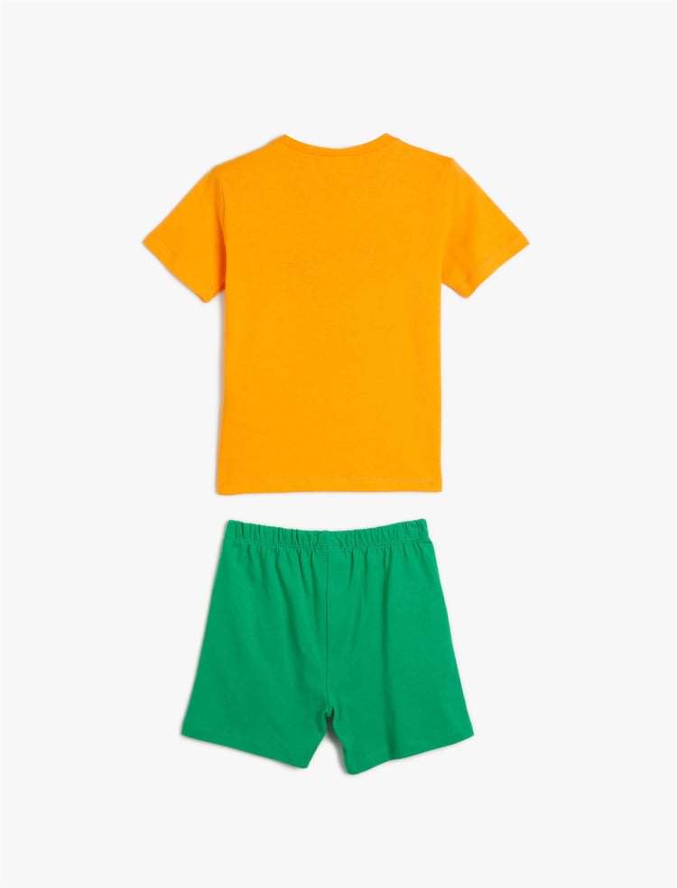 Koton 4Smb10200Tk 200 Turuncu Erkek Bebek Jersey Takım