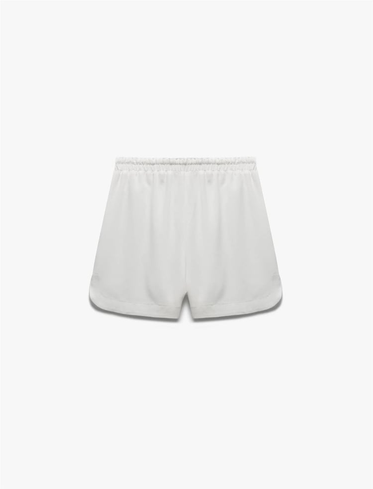 Koton 5Sal40013Iw 000 Beyaz Genc Kız Vıskoz Dokuma Short