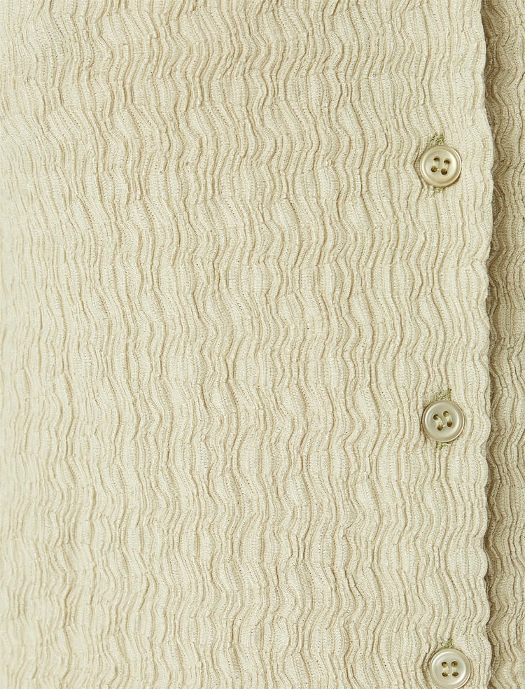 Koton 5Sal60003Ik 780 Yesıl Genc Kız Elastan Jersey Kısa Kollu Bluz