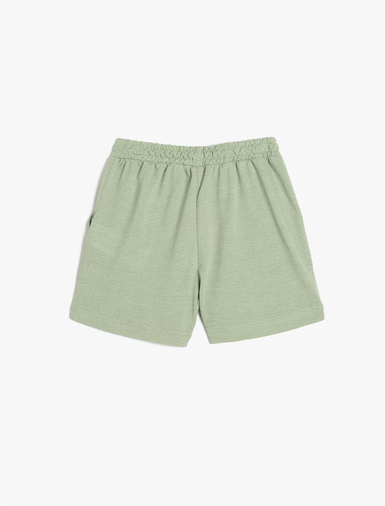 Koton 5Smb40038Tk 752 Yesıl Erkek Bebek Pamuk Jersey Short
