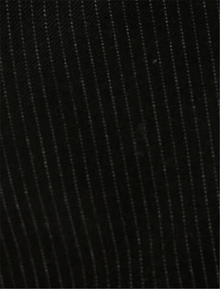 Koton 5Wak50102Uw 9S9 Sıyah Cızgılı Kadın Blazer Takım Elbıse