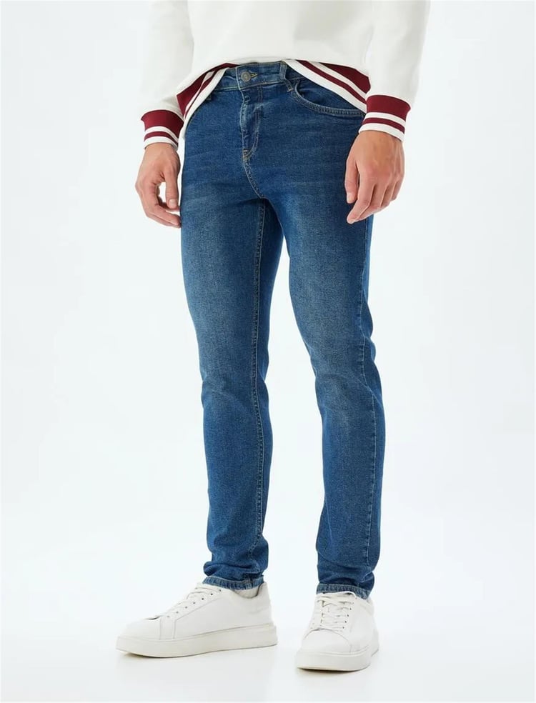 Koton 5Wam40076Id 741 Koyu Indıgo Erkek Pantolon