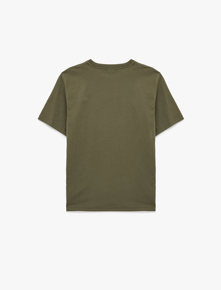Koton 6Sam10001Mk 876 Hakı Erkek Jersey Kısa Kollu T-Shırt