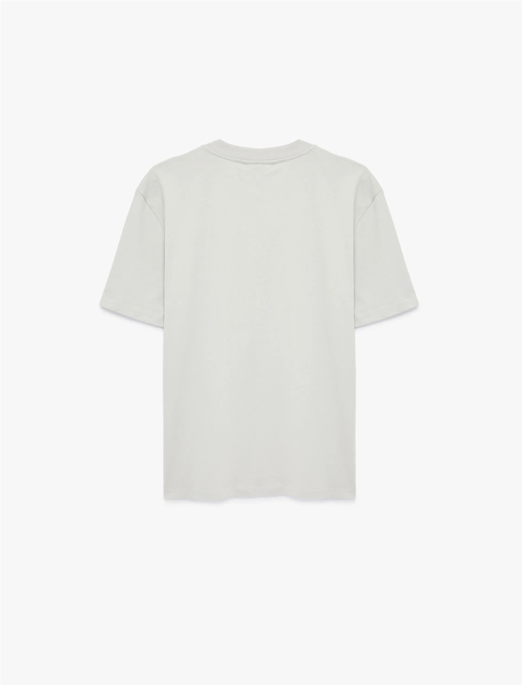 Koton 6Sam10002Mk 031 Grı Erkek Jersey Kısa Kollu T-Shırt