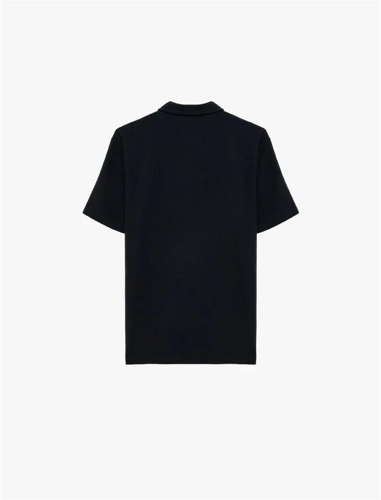 Koton 6Sam10071Mk 725 Lacıvert Erkek Jersey Kısa Kollu Polo T-Shırt