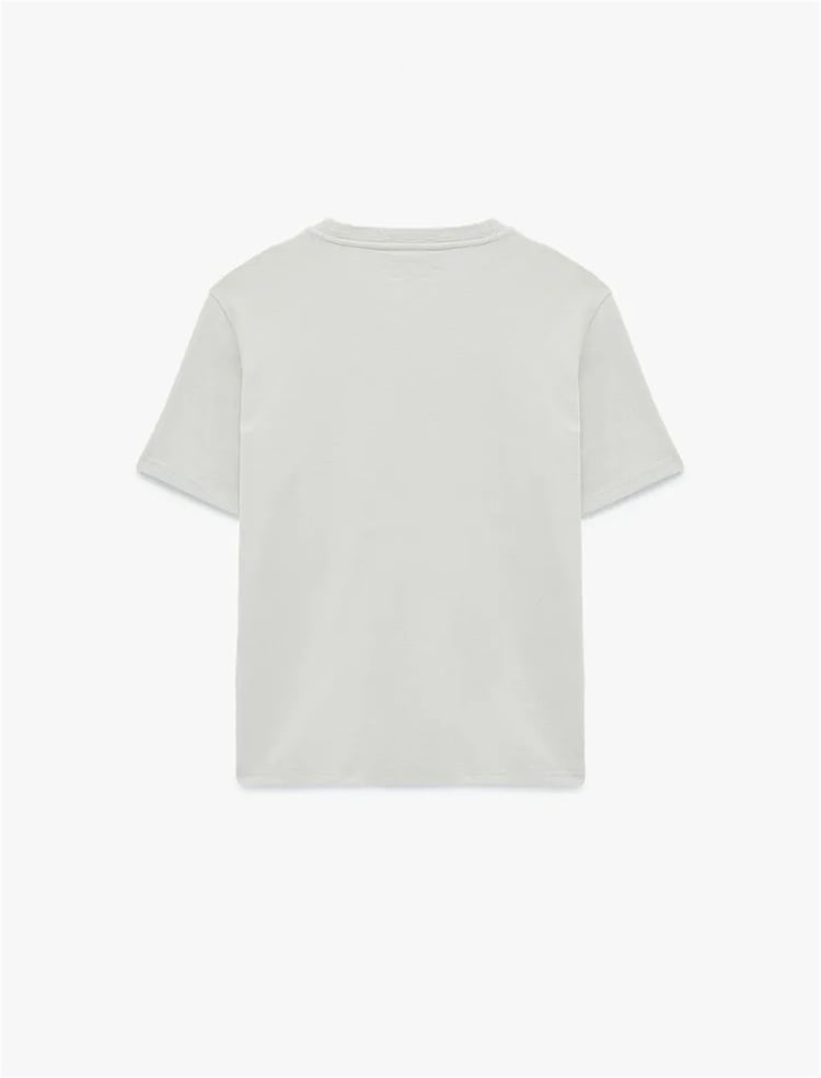 Koton 6SAM10105MK 031 Gri Erkek Jersey Kısa Kollu T-Shırt