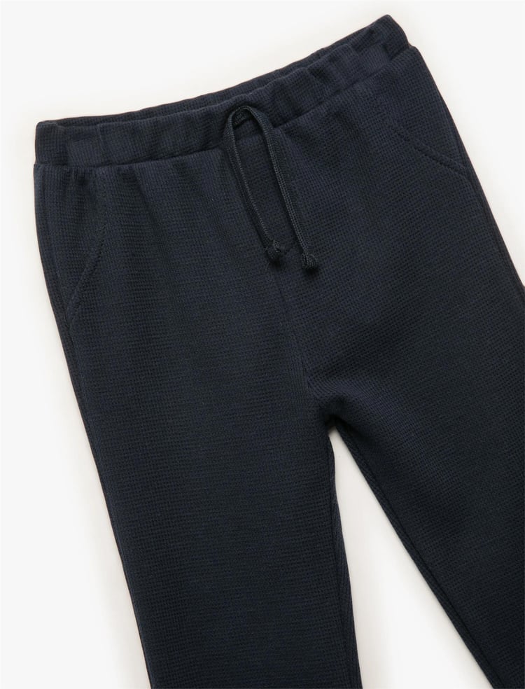 Koton K26 6Wmb40042Tk 704 Lacıvert Erkek Bebek Pamuk Jersey Esofman Altı