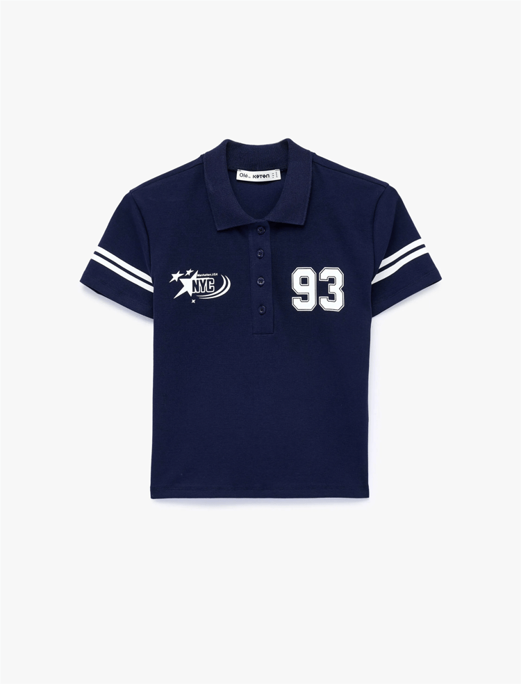 Koton Y26 6Sal10001Ik 010 Ekru Kadın Jersey Kısa Kol T-shirt