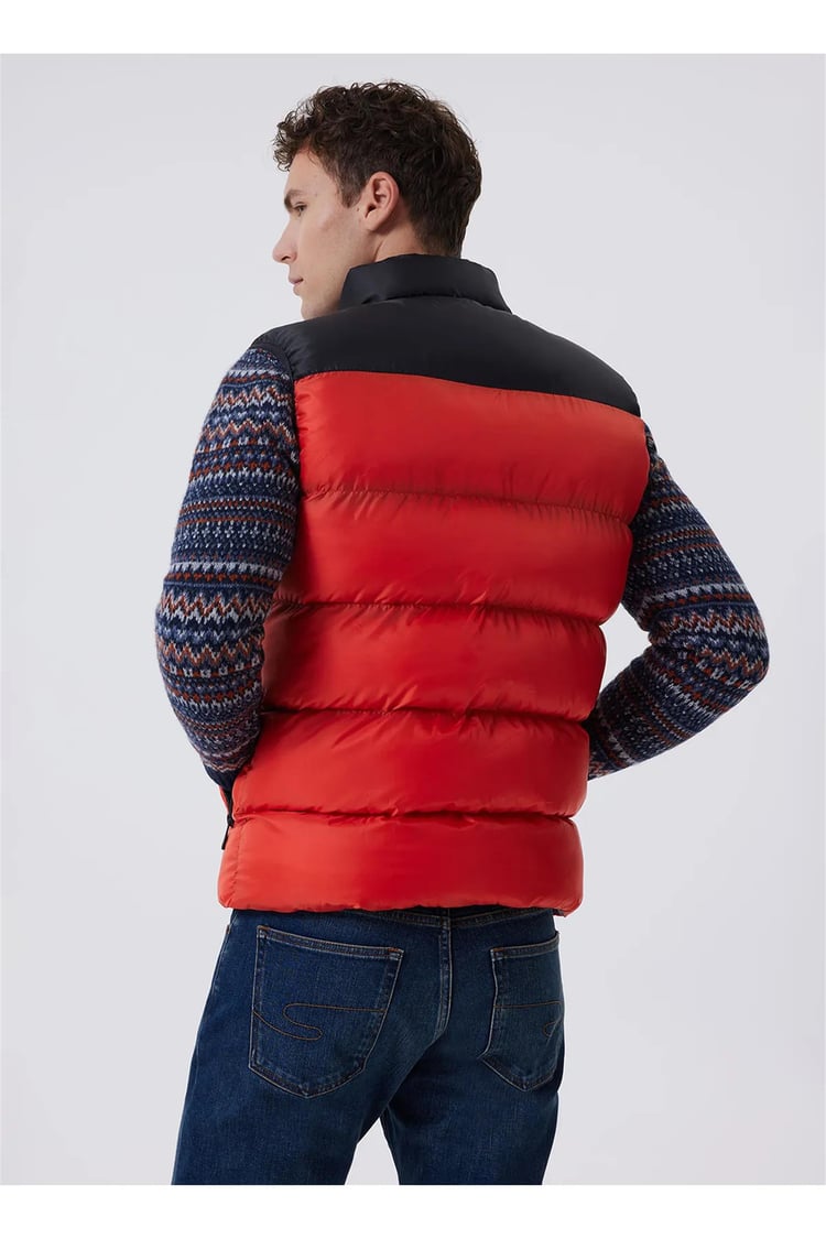 Lee Cooper 241 Lcm 235003 1183 Oranj-Sıyah Blaın Erkek Yelek