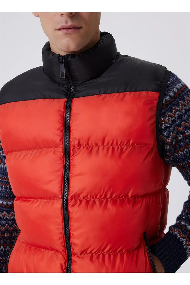 Lee Cooper 241 Lcm 235003 1183 Oranj-Sıyah Blaın Erkek Yelek