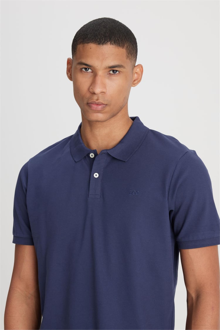 Lee L211810410 Lacivert Erkek T-shirt