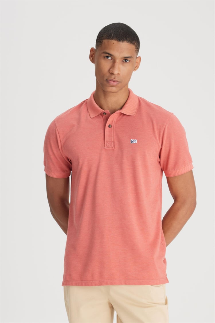 Lee L231369 512 Çoral Erkek Regular Fit Polo Yaka T-Shirt