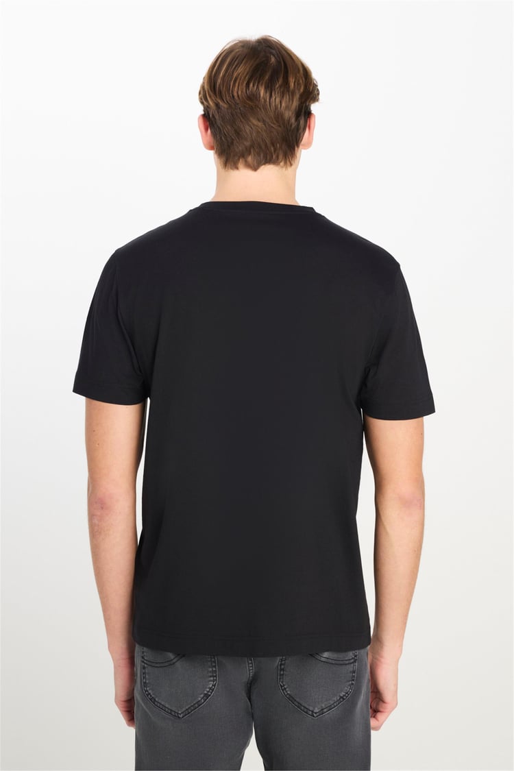 Lee L2510322 001 Black Erkek Regular Fıt Grafık Baskılı T-Shırt