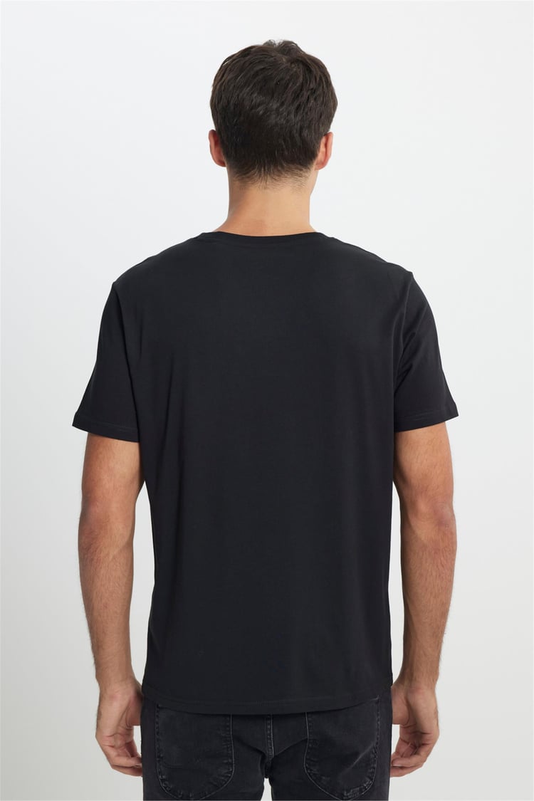 Lee L65QAI01 Siyah Erkek T-shirt