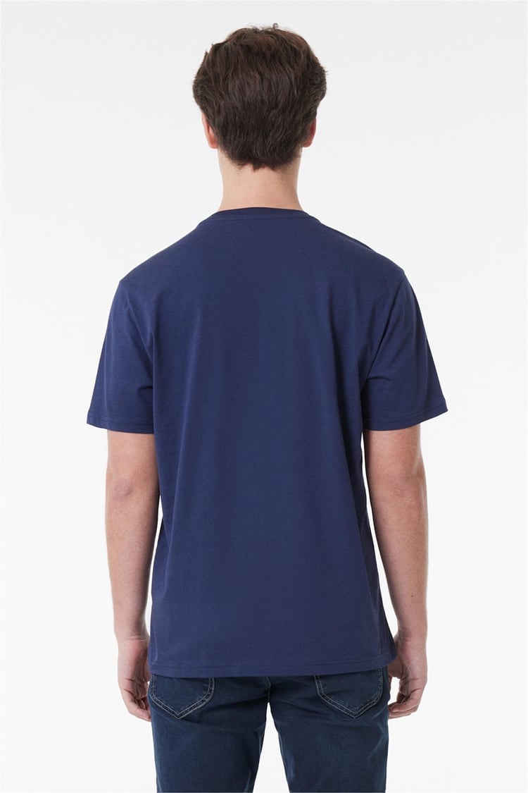 Lee L65QAIEE Lacivert Erkek T-shirt