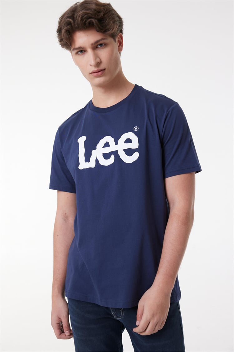 Lee L65QAIEE Lacivert Erkek T-shirt