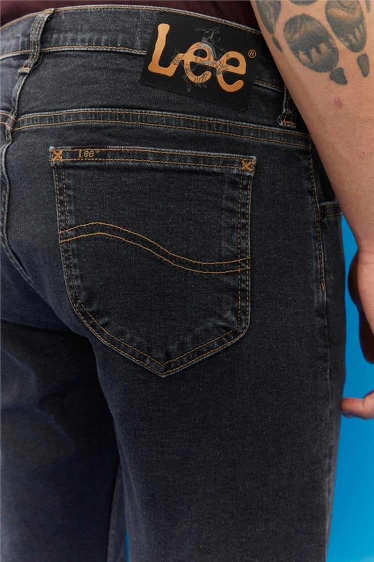Lee L701 Siyah 001 Erkek Slim Normal Bel Dar Rıder Jean Kot Pantolon