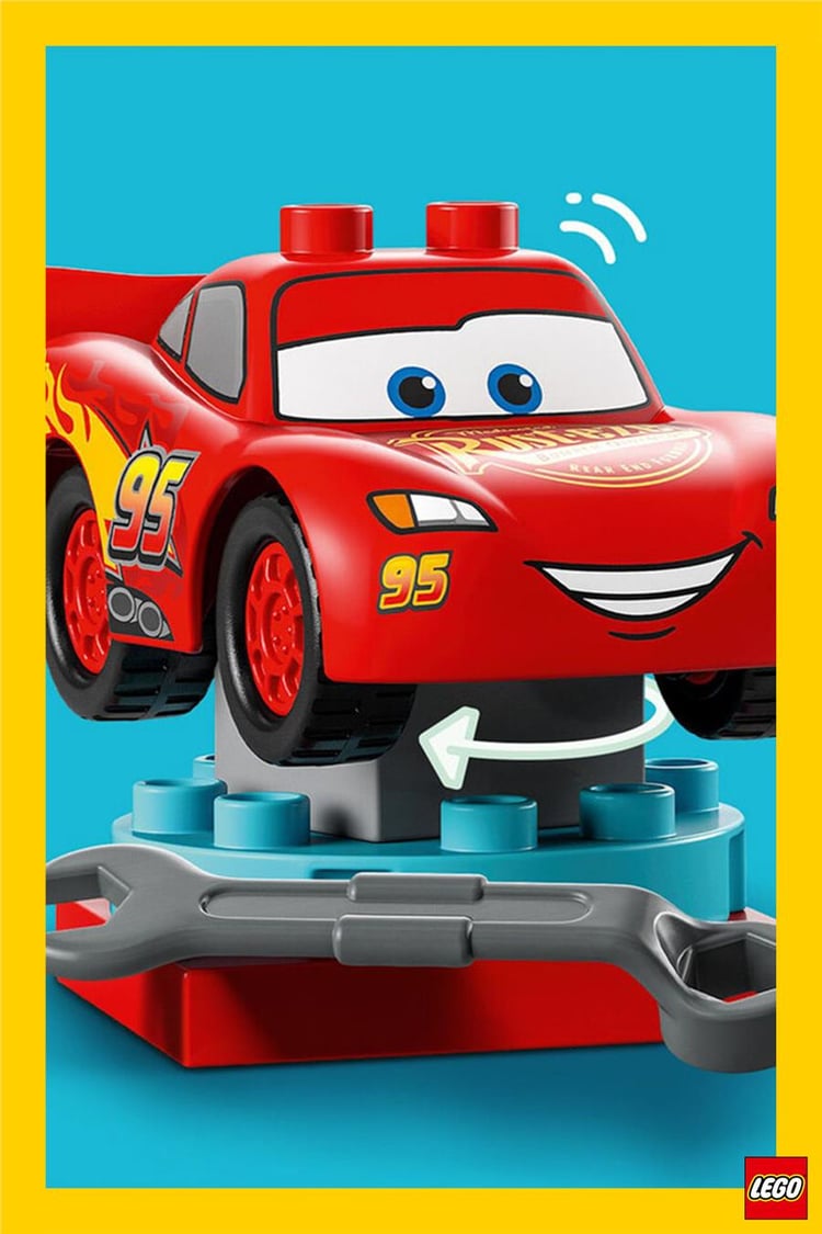 LEGO 10996 DUPLO Disney Şimşek McQueen ve Mater'in Oto Yıkama Eğlencesi